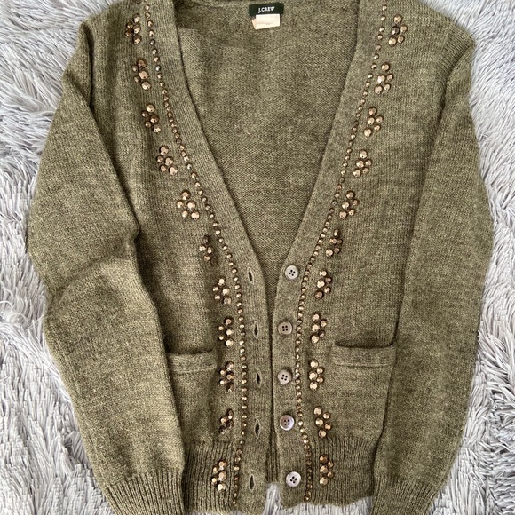 J. Crew Sweaters - J.Crew embellished cardigan